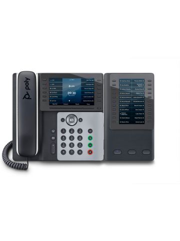 POLY Edge E500 IP Phone and PoE-enabled