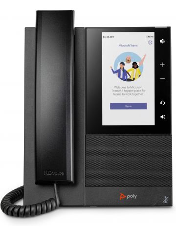 POLY CCX 505 Business Media Phone for Microsoft Teams and PoE-enabled