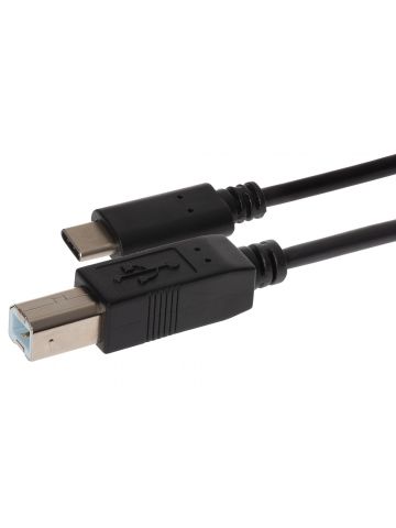 Maplin USB-C to USB-B Male Cable 2m