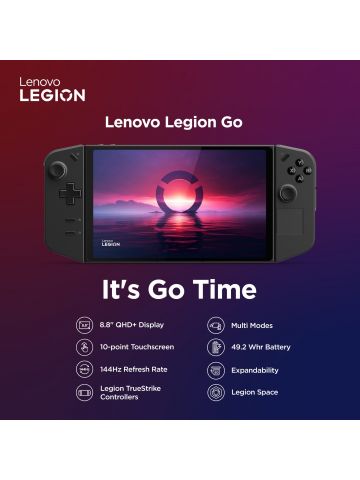 Lenovo Legion Go portable game console 22.4 cm (8.8") 512 GB Touchscreen Wi-Fi Black