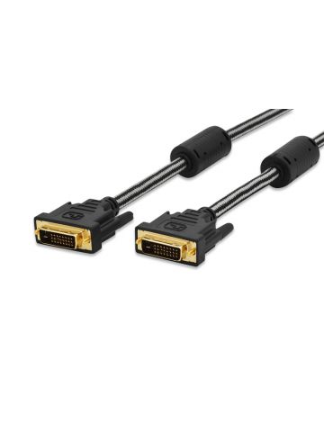 Ednet 84520 DVI cable 2 m DVI-D Black