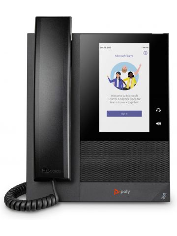 POLY CCX 400 Business Media Phone for Microsoft Teams and PoE-enabled