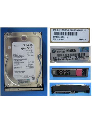 HPE DRV HDD 3TB 6G 7.2K LFF SATA