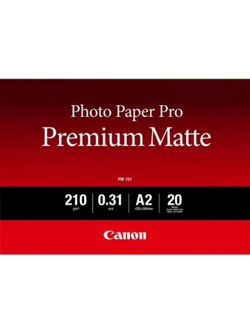 Canon PM-101 Premium Matte Photo Paper A2 - 20 Sheets