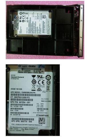 HPE DRV HDD 300GB 12G 15K LFF SAS ENT