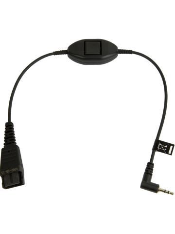 Jabra 8800-00-55 audio cable 0.3 m QD 2.5mm jack Black