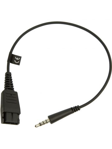 Jabra 8800-00-99 cable gender changer QD 3.5 mm Black