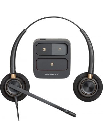 POLY EncorePro 520 Binaural Headset +Quick Disconnect