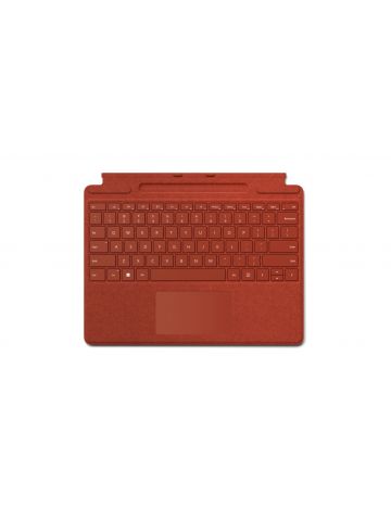 Microsoft Surface Pro Signature Red Microsoft Cover port QWERTY English