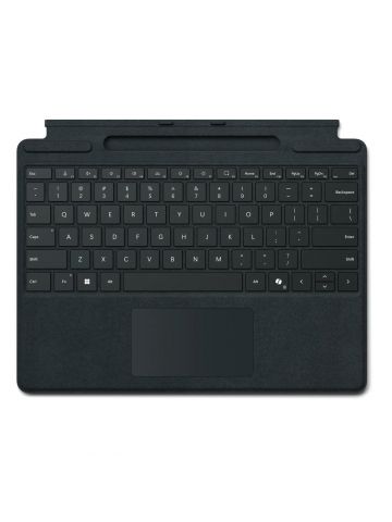 Microsoft Surface Pro X/8/9 Signature Keyboard with Copilot Button and Pen Storage - Black