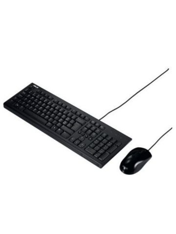 ASUS U2000 Wired Keyboard and Mouse Desktop Kit USB 1000 DPI Multimedia