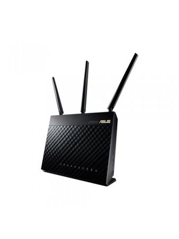 ASUS RT-AC68U wireless router Dual-band (2.4 GHz / 5 GHz) Gigabit Ethernet Black