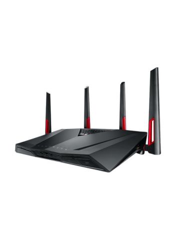 ASUS RT-AC88U wireless router Gigabit Ethernet Dual-band (2.4 GHz / 5 GHz) Black