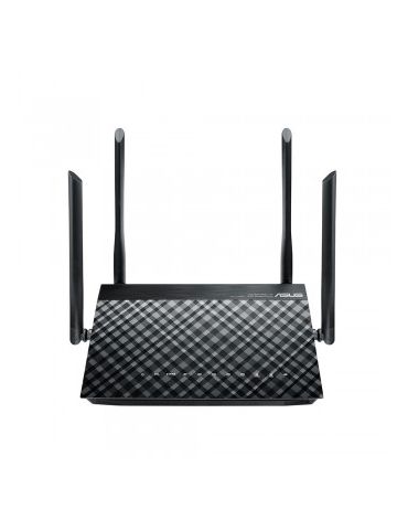 ASUS DSL-AC55U wireless router Dual-band (2.4 GHz / 5 GHz) Gigabit Ethernet Black