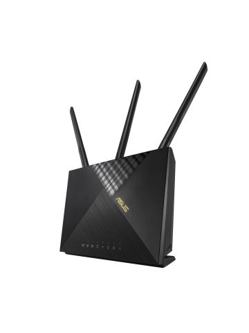 ASUS 4G-AX56 wireless router Gigabit Ethernet Dual-band (2.4 GHz / 5 GHz) Black