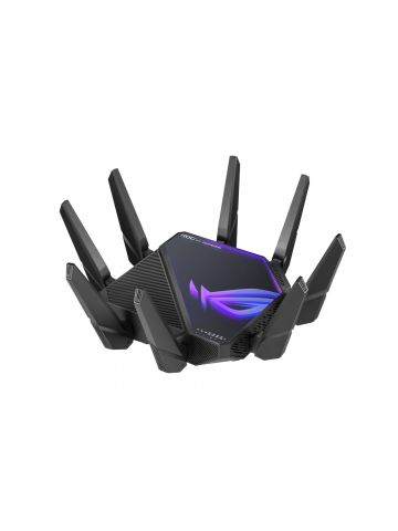 ASUS ROG Rapture GT-AXE16000 wireless router 10 Gigabit Ethernet Tri-band (2.4 GHz / 5 GHz / 6 GHz) Black