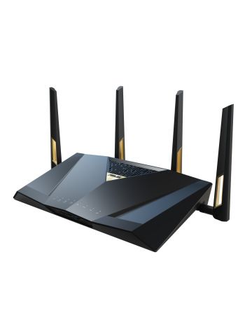 ASUS RT-BE88U wireless router 10 Gigabit Ethernet Dual-band (2.4 GHz / 5 GHz) Black, Grey