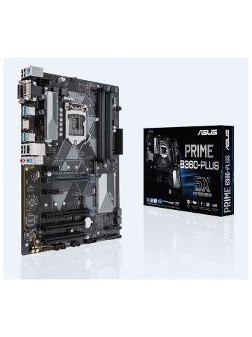 ASUS PRIME B360-PLUS motherboard LGA 1151 (Socket H4) ATX Intel B360