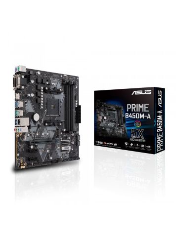 ASUS PRIME B450M-A motherboard Socket AM4 Micro ATX AMD B450