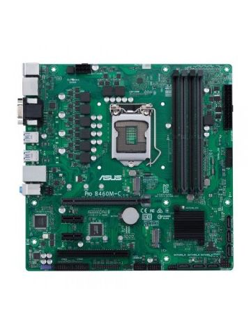 ASUS PRO B460M-C/CSM - Corporate Stable Model, Intel B460, 1200, Micro ATX, 4 DDR4, VGA, HDMI, 2 DP, COM