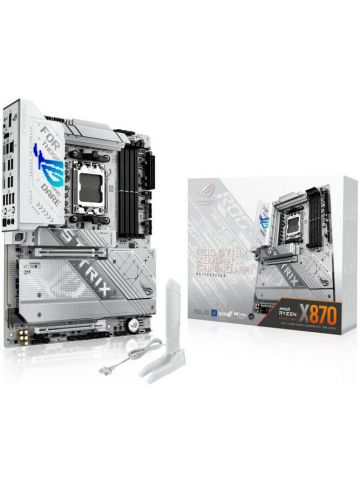 ASUS 90MB1IF0-M0EAY0 ROG STRIX X870-A GAMING WIFI ATX Motherboard, AMD X870 Chipset, 4x DIMM DDR5 Slots, 192GB Max Memory, 4x M.2 Slots, 1x PCIe 5.0, 1x PCIe 4.0, HDMI Port, DisplayPort 