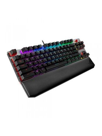 ASUS ROG STRIX SCOPE TKL DELUXE Mechanical RGB Gaming Keyboard, Cherry MX Red, Stealth Key, Quick-Toggle