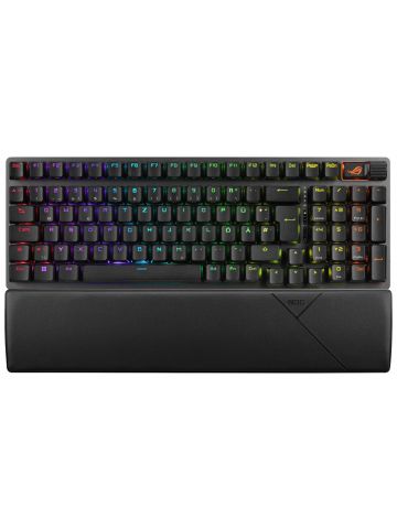 ASUS ROG Strix Scope II 96 Wireless keyboard Gaming USB + RF Wireless + Bluetooth QWERTZ German Black