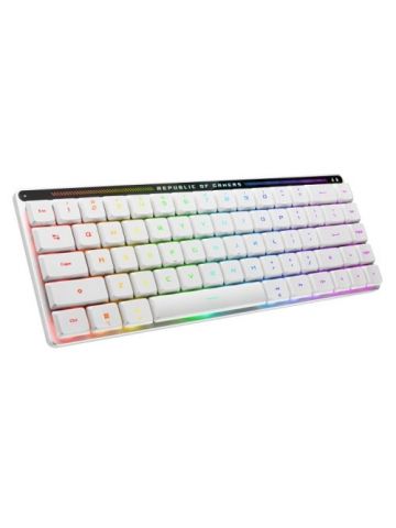 ASUS ROG Falchion RX Low Profile Compact 65% Mechanical RGB Gaming Keyboard, Wireless/USB, ROG RX Red Switches, Per-key RGB Lighting, Touch Panel, 430-hour Battery Life