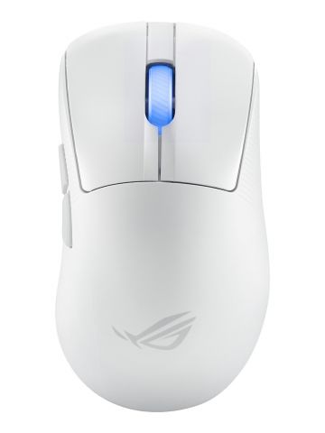 ASUS ROG Keris II Ace Wireless AimPoint White mouse Gaming Right-hand RF Wireless + Bluetooth + USB Type-A Optical 42000 DPI