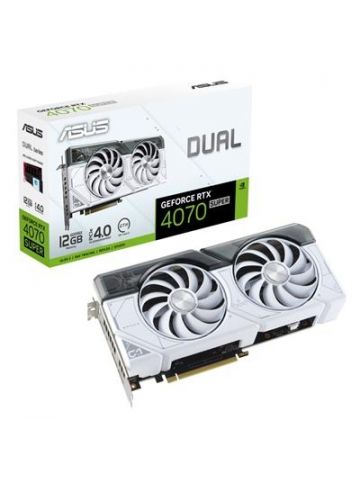 ASUS Dual -RTX4070S-12G-WHITE NVIDIA GeForce RTX 4070 SUPER 12 GB GDDR6X