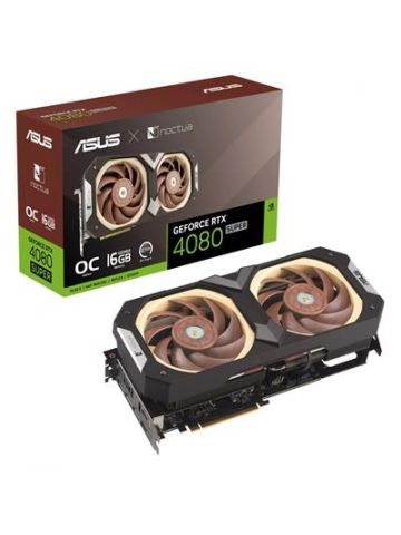 ASUS GeForce RTX 4080 SUPER 16GB GDDR6X NOCTUA OC Editon Graphics Card with PCI Express 4.0, 2 x HDMI, 3 x DP