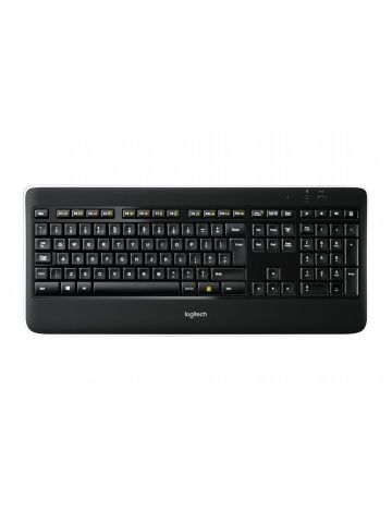 Logitech K800 keyboard RF Wireless QWERTY US International Black