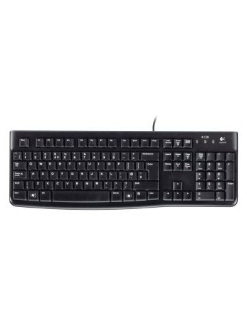 Logitech K120 keyboard USB QWERTZ Czech Black