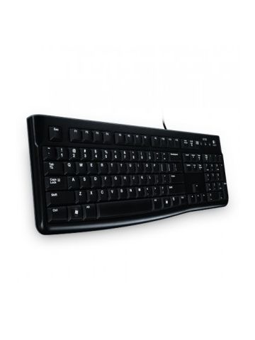 Logitech K120 keyboard USB Greek Black