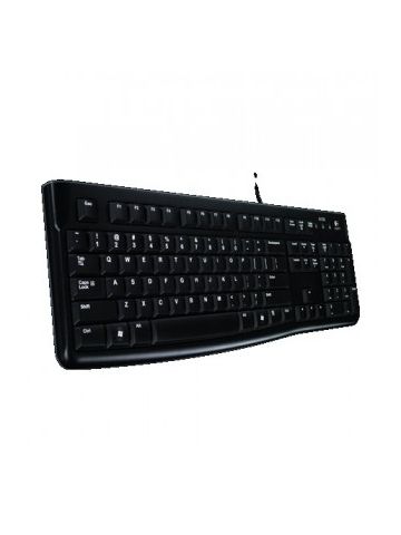 Logitech K120 keyboard USB Russian Black