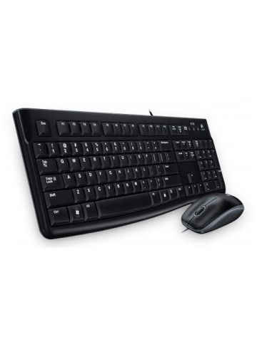 Logitech MK120 keyboard USB Hebrew Black