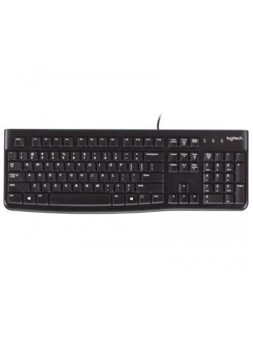 Logitech K120 keyboard USB Croatian Black