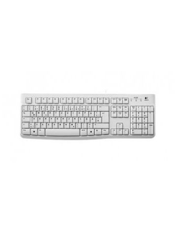 Logitech K120 keyboard USB QWERTZ German White