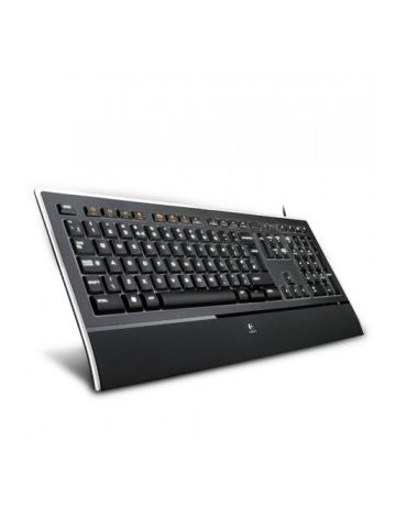 Logitech K740 keyboard USB QWERTY International EER+North Sea Black