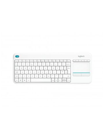 Logitech K400 Plus keyboard RF Wireless AZERTY French White