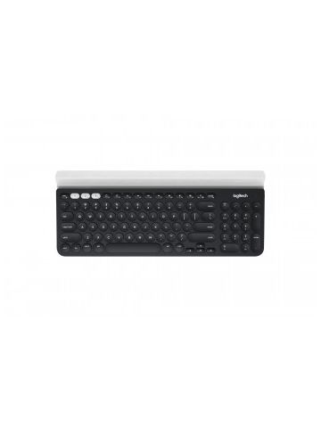 Logitech K780 keyboard RF Wireless + Bluetooth QWERTY US International Black,White