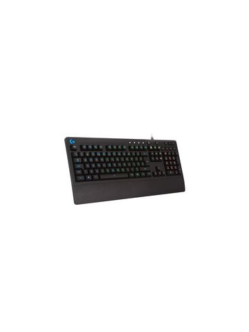 Logitech G G213 Prodigy Gaming Keyboard - Full-size (100%) - Wired - USB - QWERTY - RGB LED - Black