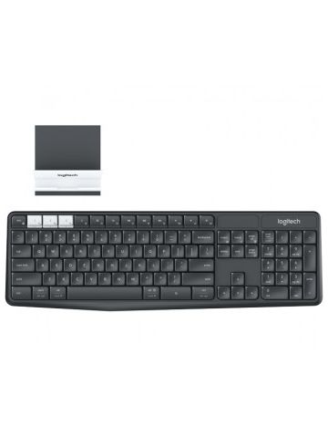 Logitech K375s keyboard RF Wireless + Bluetooth QWERTY US International Graphite,White