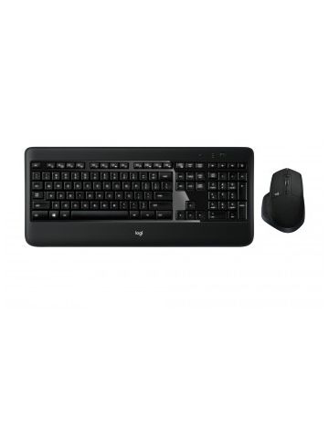 Logitech MX900 keyboard Bluetooth QWERTZ German Black