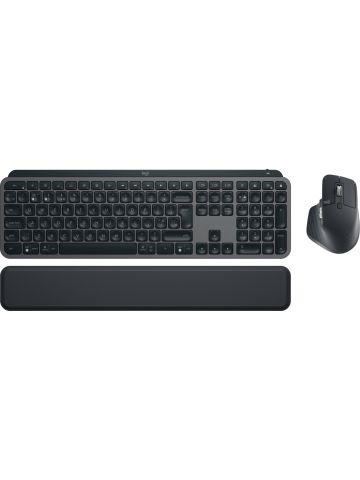 Logitech MX Keys S Combo keyboard Mouse included Office RF Wireless + Bluetooth QWERTY UK English Graphite