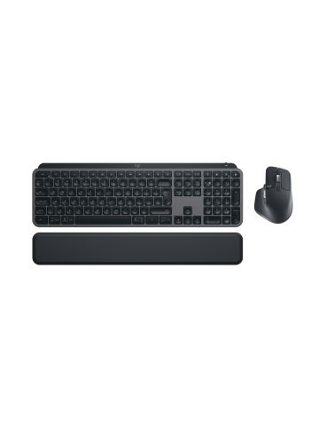 Logitech MX Keys S Combo keyboard Mouse included Office RF Wireless + Bluetooth QWERTY US International Graphite