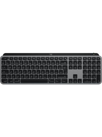 Logitech MX Keys S for Mac keyboard Office RF Wireless + Bluetooth QWERTY UK English Aluminium, Black