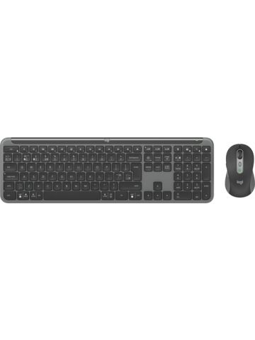 Logitech MK950 Signature for Business keyboard Mouse included RF Wireless + Bluetooth QWERTY UK English Graphite