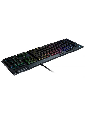 Logitech G G815 LIGHTSYNC RGB Mechanical Gaming Keyboard - GL Tactile - Full-size (100%) - USB - Mechanical - AZERTY - RGB LED - Carbon
