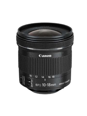 Canon EF-S 10-18 f/4.5-5.6 IS STM Ultra-wide lens Black